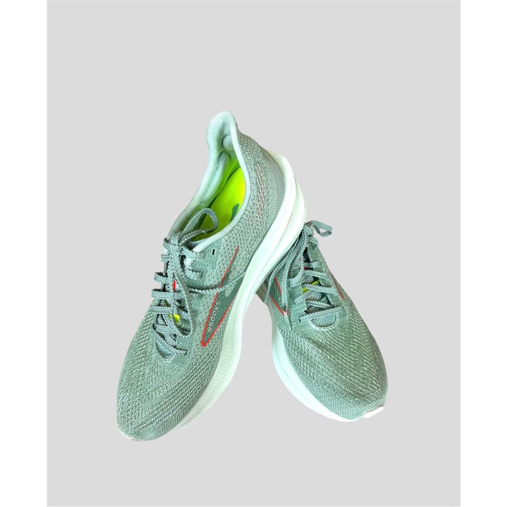 Brooks Men's Running Shoes Mint Green with Neon Yellow Accents